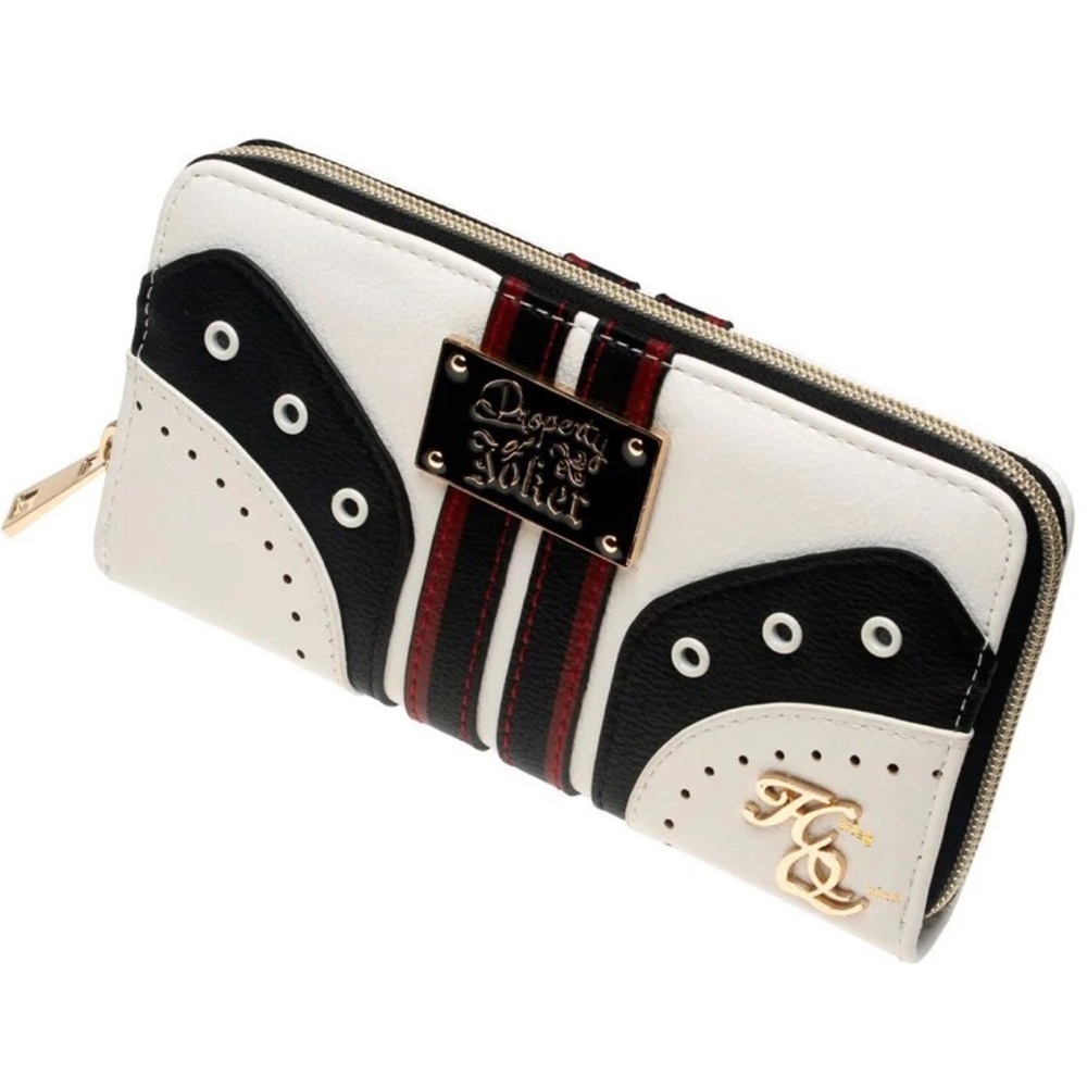 Harley Quinn “Property of Joker” Full Zip Around Wallet - Picture 2 of 8